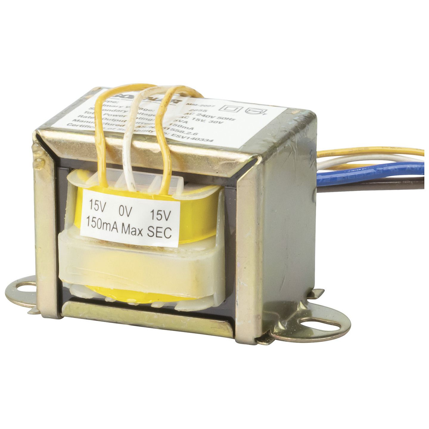 30V CT 4.5VA 150mA Centre Tapped - Type 2855 Transformer