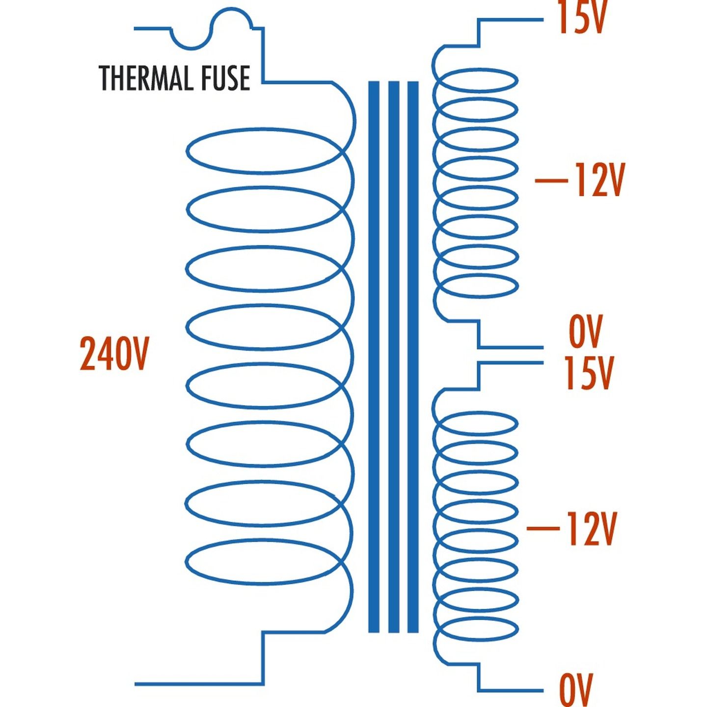 12V - 30V 65VA 6A Multi-Tapped/Dual Type 2170 Transformer