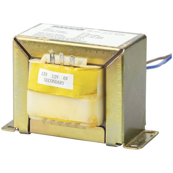 12–30V, 65VA, 6A Multi-Tapped/Dual Transformer – Type 2170 | Jaycar