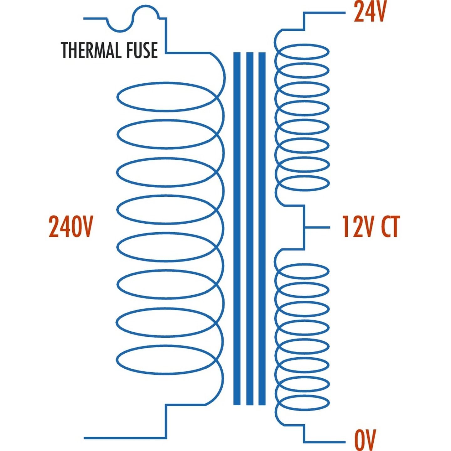 24V 3.6VA 150mA Centre Tapped - Type 2854 Transformer