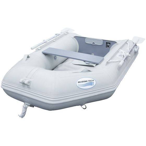 Jaycar 2.3m Inflatable PVC Boat with Air Deck – Grey (MMA074)