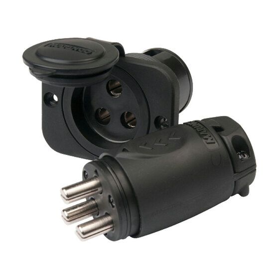 Marinco 70A Trolling Motor Plug – 3-Wire, Universal 12V to 48V DC Connection System