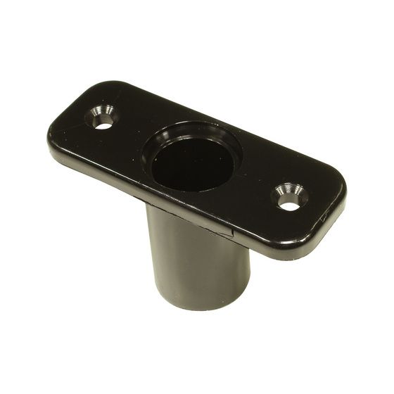 Top Mount Plates for 5/8" (16-17mm) Rowlocks – UV Stabilised Black Nylon | JAYCAR