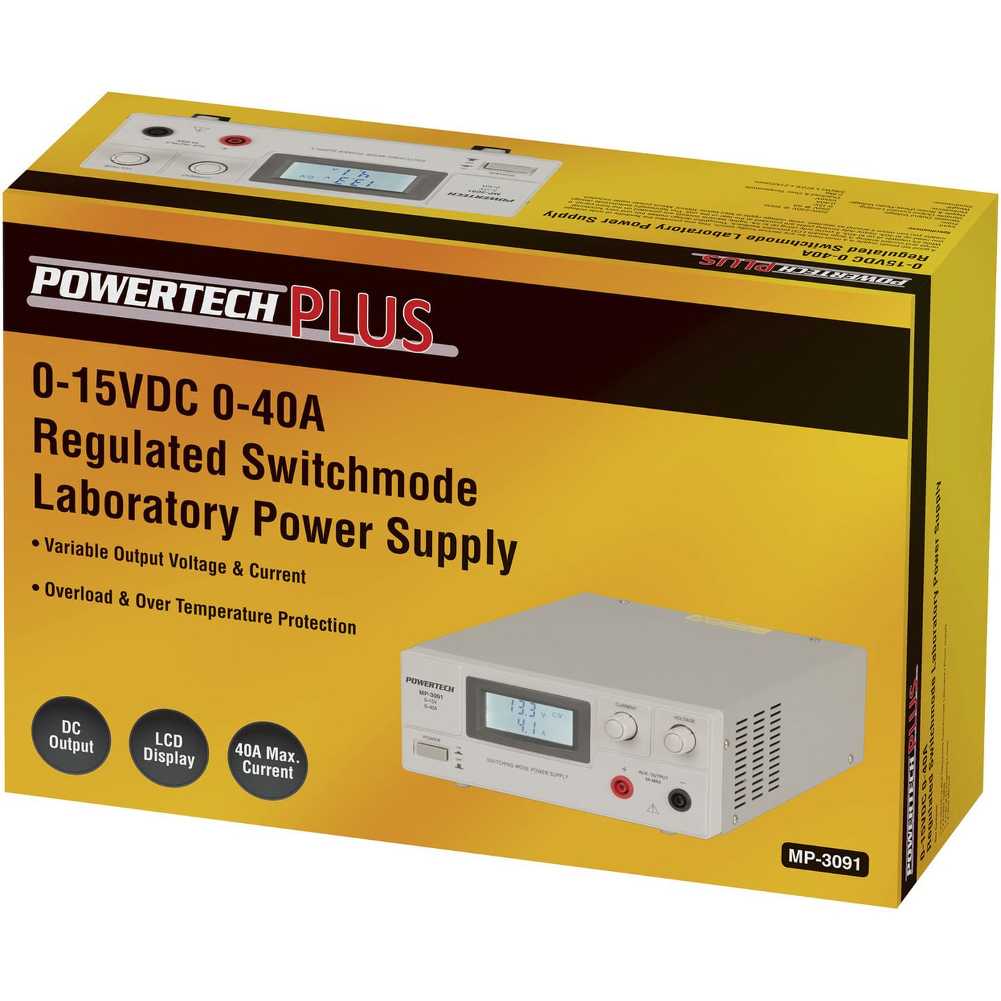 0-15VDC 0-40A Regulated Switchmode Laboratory Power Supply