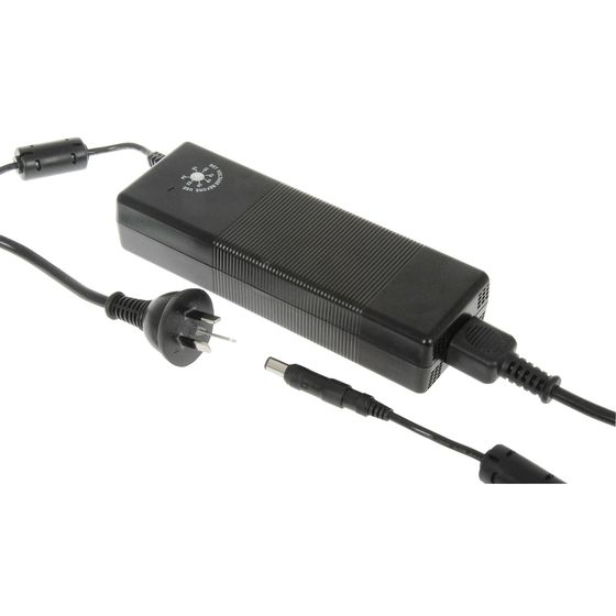 Jaycar 132W Laptop Power Supply 12-24V with USB Output (MP3346)