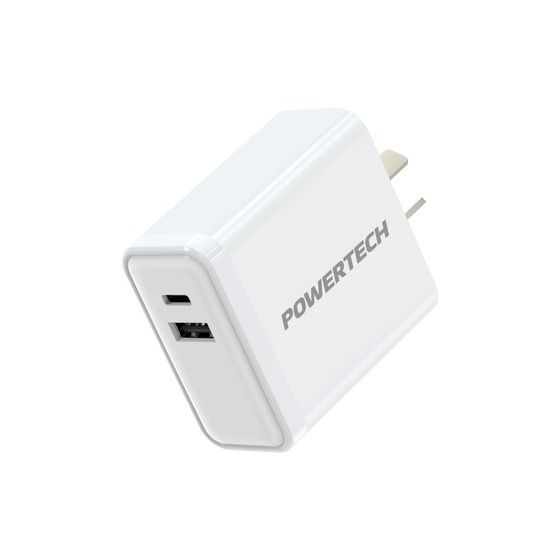 Jaycar 65W Dual USB-A & USB-C GaN Mains Power Adaptor