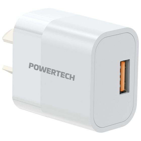 Jaycar 18W QC 3.0 USB-A Mains Power Adaptor | Fast Charger for Tablets & Phones