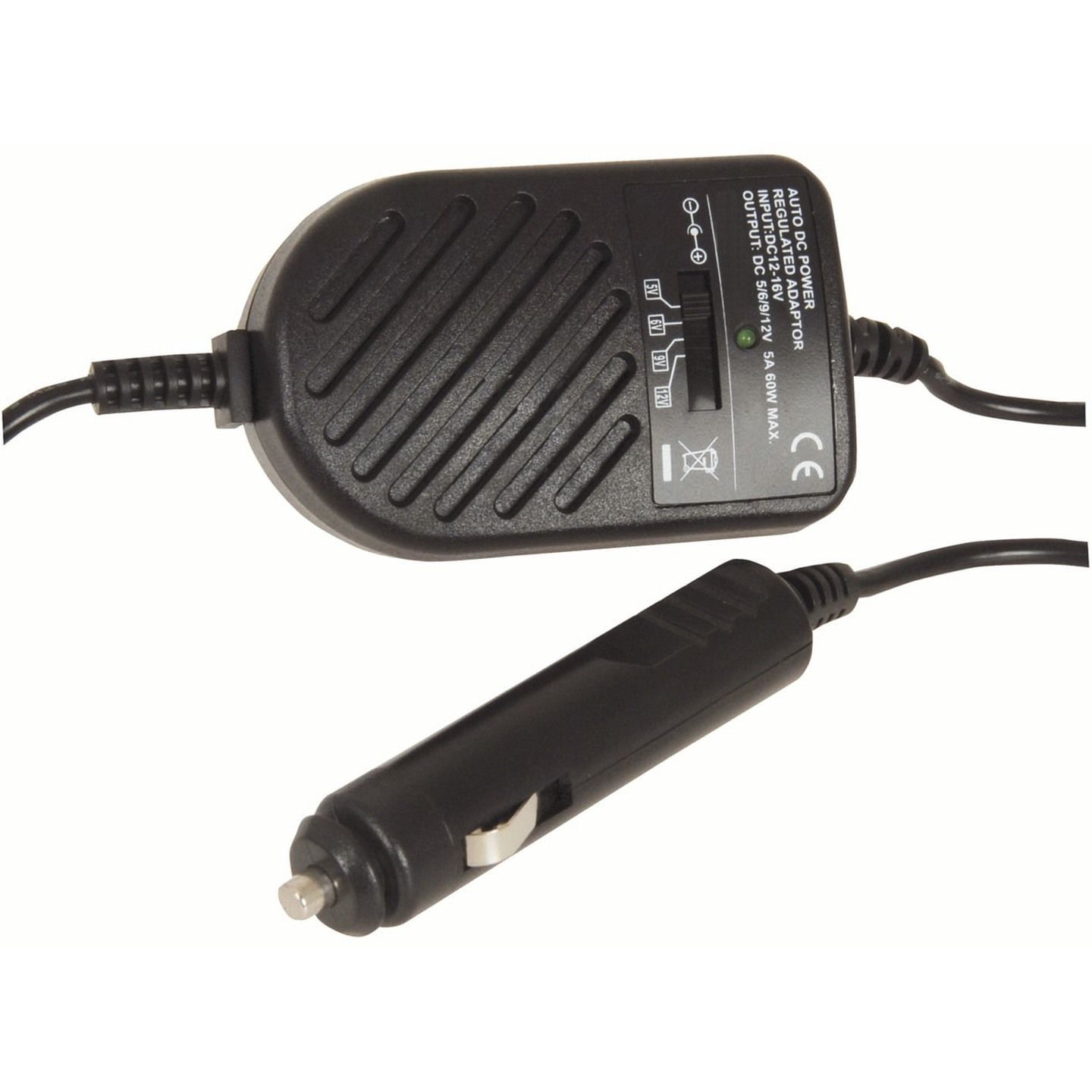 60W Regulated Car Power Adaptor