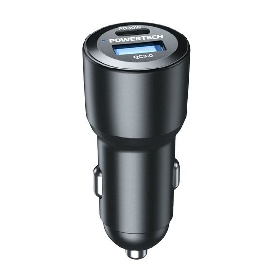 Jaycar Car Charger – USB-C PD 30W + USB-A QC 3.0 (18W) Cigarette Lighter Adaptor