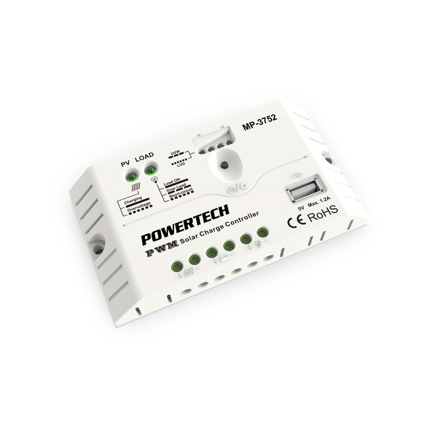 20A PWM Solar Charge Controller 12/24V with USB