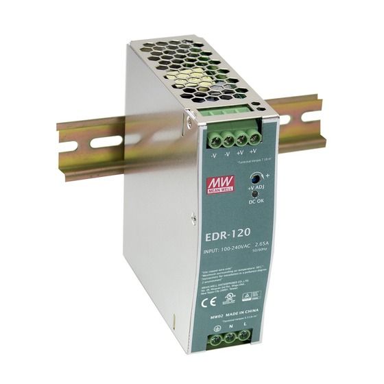 Jaycar MP3922 DIN Rail Power Supply – 120W, 12V, 10A