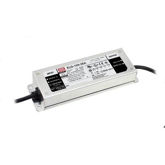 Mean Well ELG-100-24B LED Power Supply 24V – IP67 Outdoor Driver with 3-in-1 Dimming