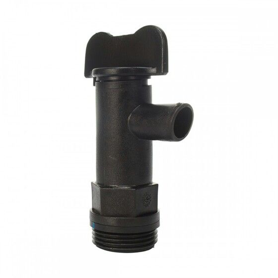 JAYCAR Supex 20mm Universal Black Plastic On/Off Tap – Fits 25L Water Cube (MPI144)