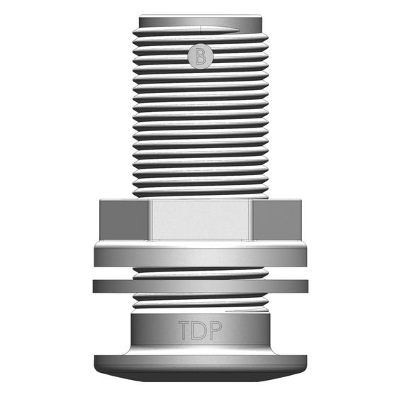 Jaycar Marine Skin Fitting – 3/4" BSP Threaded, 17mm Internal Dia, No Barb (MPK040)