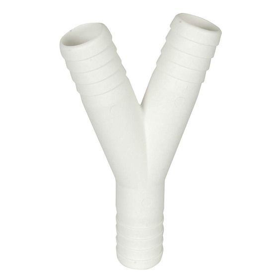 TruDesigns Y Joiner 3 x 1in (25mm) Barb – Marine Polymer Plumbing Fitting