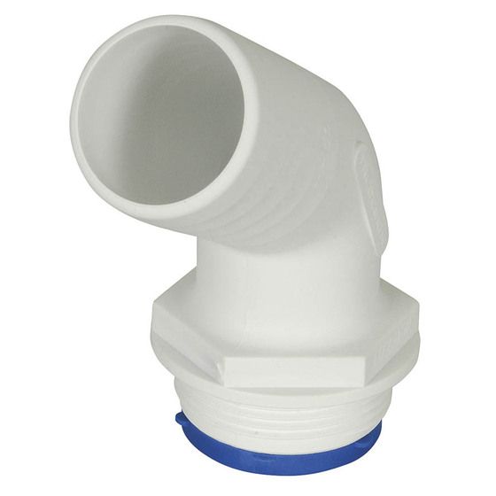 TruDesigns Elbow 120° 1½in BSP to 38mm Barb – Marine Polymer Plumbing Fitting