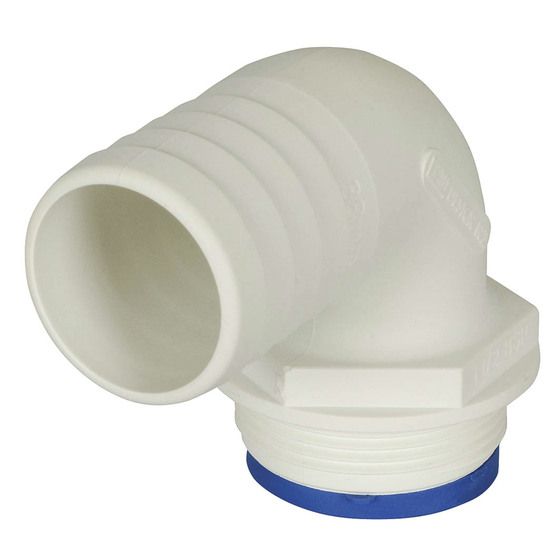 TRUDESIGNS Polymer 90° Elbow – 1½" BSP Thread to 38mm Barb Connector