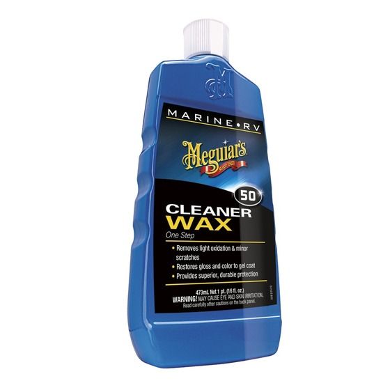 Meguiar's G50 Cleaner Wax 473ml – Strip Old Wax, Restore Gloss, Re-Wax in One Pass