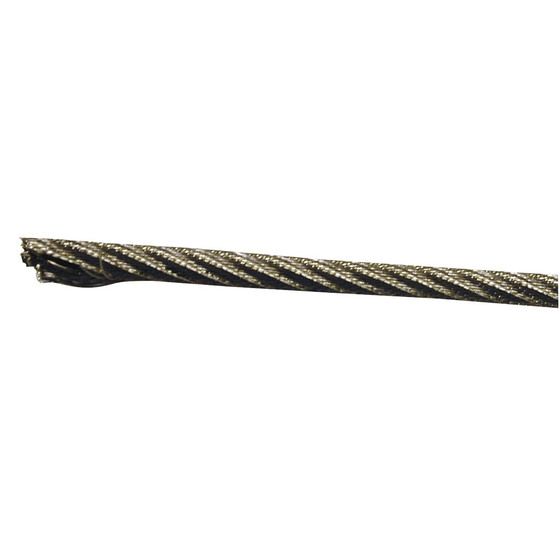 Stainless Wire Rope 4.0mm 7x19 Strands – 100m Roll | JAYCAR