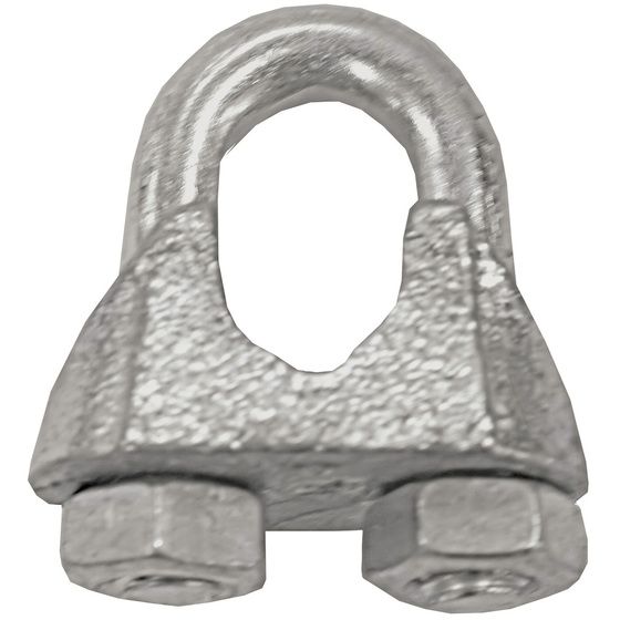 Wire Rope Grip – Galvanised – 6mm (1/4") | JAYCAR MRI405