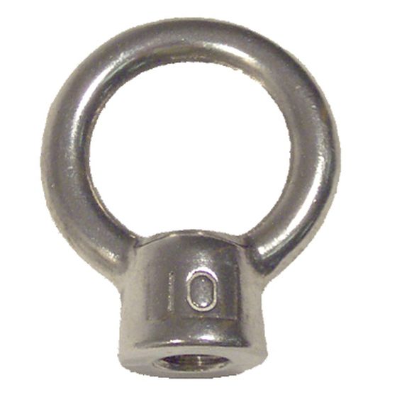 Eye Nut – M6 Metric Thread, 1000kg Breaking Strain (316 Stainless Steel)