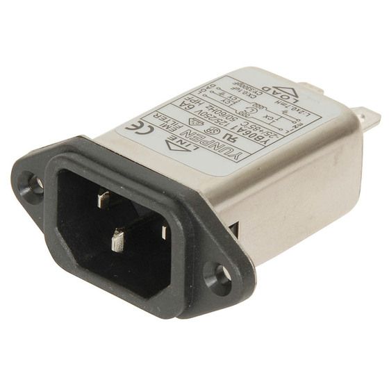 Jaycar IEC EMI Power Line Filter – 6 Amp, Panel Mount, UL/CSA/VDE Compliant