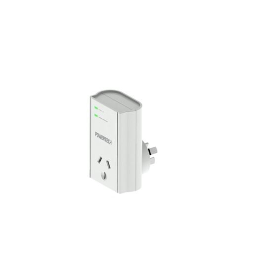 Jaycar Single Outlet Mains Surge Protector – 1800J, 2400W Max Load