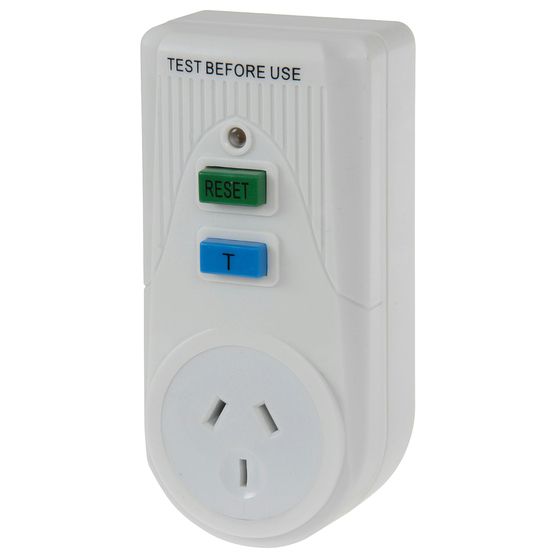 Jaycar Single RCD Safety Switch Outlet – 10A 240V, Test & Reset