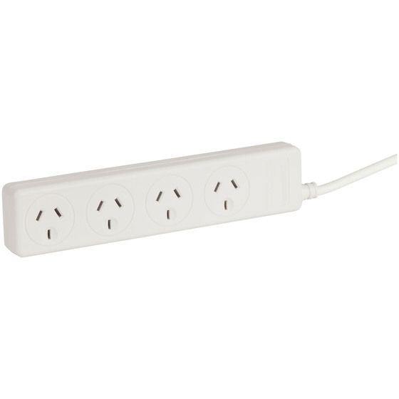 Jaycar 4-Way Powerboard with Surge & Overload Protection