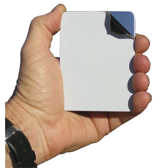 Jaycar Signalling Mirror – Stainless Steel, 72 x 97mm – Won't Shatter, Reflects for Kilometres