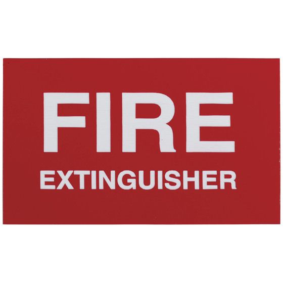 ADHESIVE FIRE EXTINGUISHER SIGN 100 X 60 MM