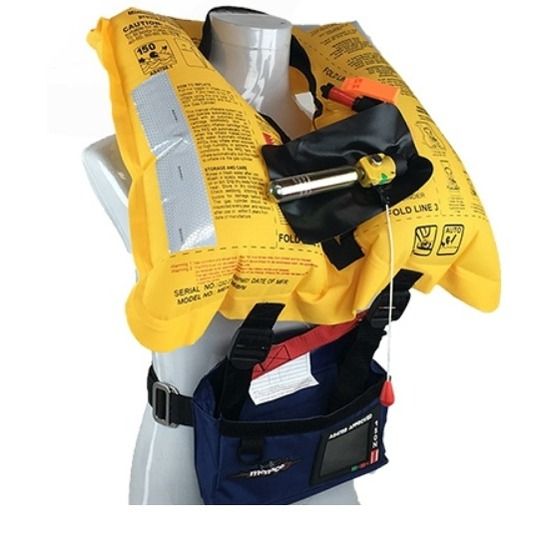 INFLATABLE LIFE JACKET WAIST BELT
