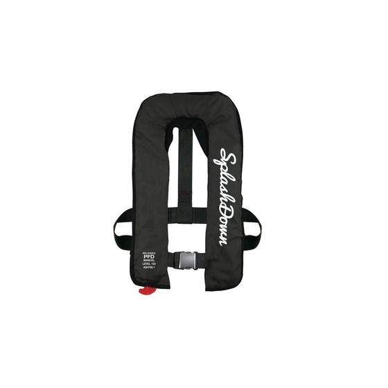 SPLASHDOWN L150 MANUAL INFLATION PFD - BLACK