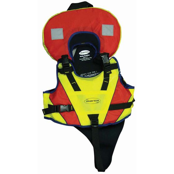 Marlin 100N Child PFD Foam Jacket | AS4758 | 10–25 kg | Head-Keep-Up Collar