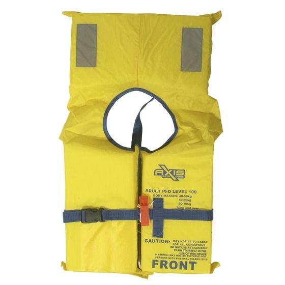 Standard PFDS L100 Economy PFD – Adult 40–70kg | AS5758.1 & AS1512 Compliant