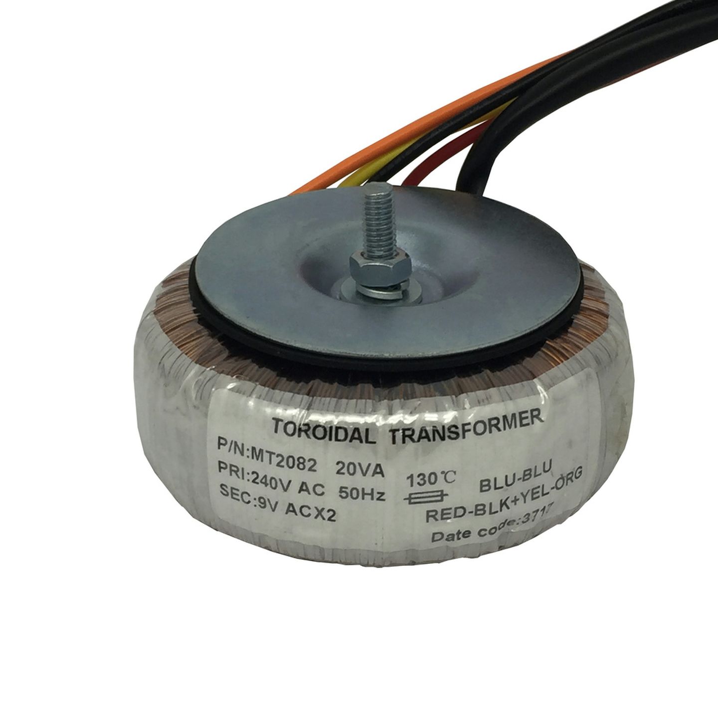 9V-0-9V 20VA Toroidal Transformer - Low Profile