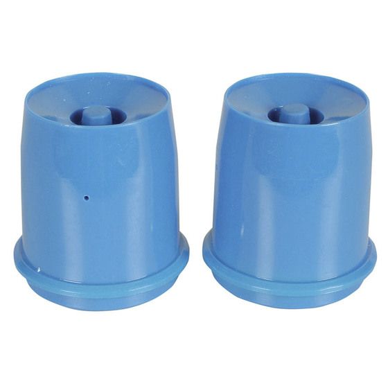 Bearing Protectors – Plastic Cover Pair, Blue, with Built-in Grease Nipple
