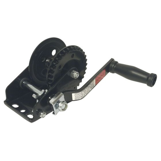 Jaycar Medium Duty 400kg Manual Winch – No Cable, Fixed Handle