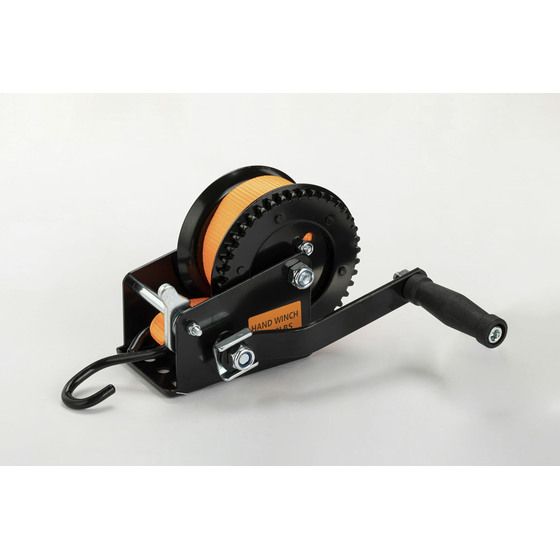 Jaycar Medium Duty 400kg Manual Winch with 6m Nylon Webbing – Fixed Handle