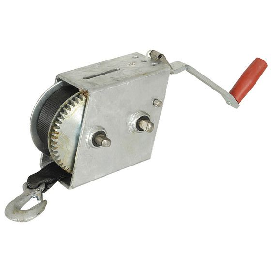 Al-Ko 2-Speed 700kg Manual Winch with 6m Webbing – Jaycar