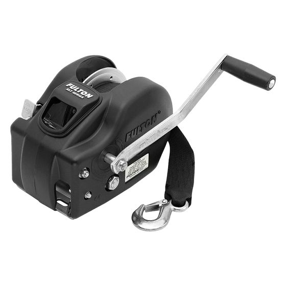 Fulton XLT 2-Speed Trailer Winch with Strap – 2600lb Capacity