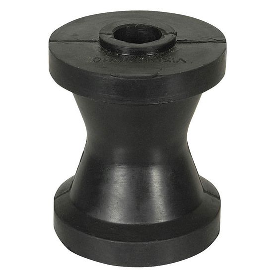 Viking 3in Bow Roller – Black Rubber, 17mm Bore