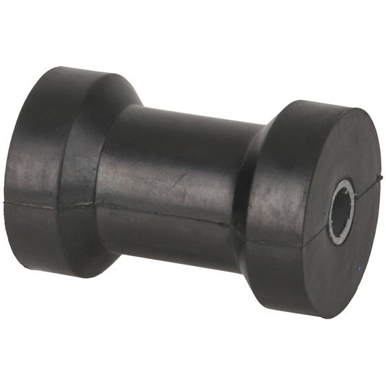 Viking 4½in Keel Roller – Black Rubber, 17mm Bore