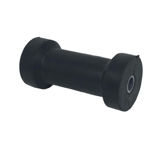 6in Keel Roller Black with 17mm Bore – Viking Rollers 91213 | JAYCAR