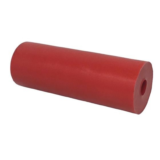 8IN FLAT BILGE ROLLER RED WITH 20MM BORE
