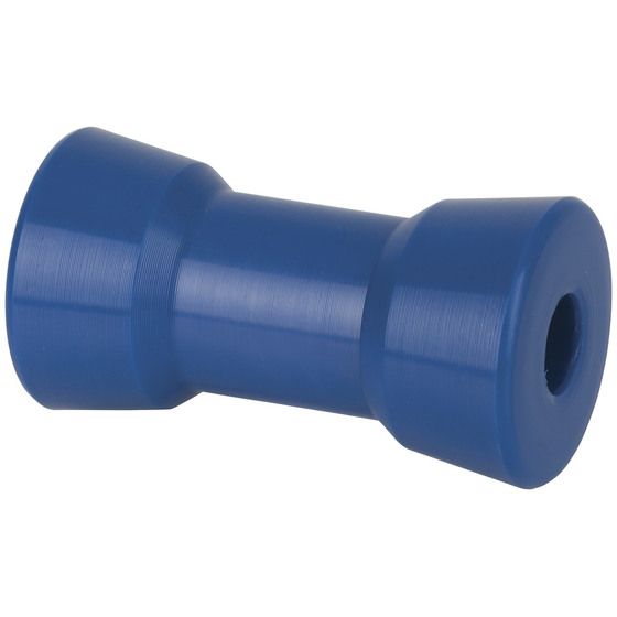 4IN KEEL ROLLER BLUE WITH 17MM BORE