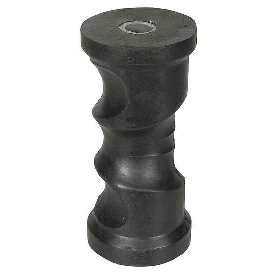 6in Self-Centring Roller – Black Rubber, 17mm Bore (Viking 91250)
