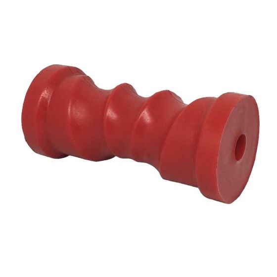 Viking 6in Self-Centring Red Polyurethane Roller – 17mm Bore (91540)