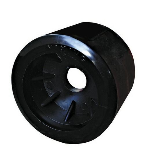Viking 4in x 4in Wobble Roller – Black Soft Rubber, 26mm Bore (91114)