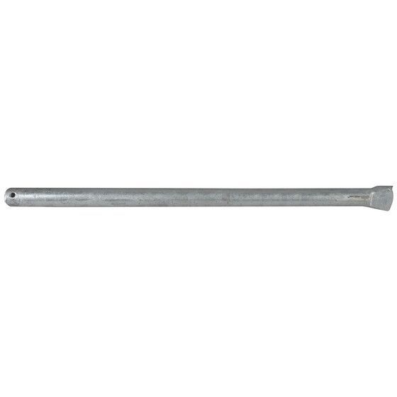 Roller Spindles for 12" Rollers – 1 Hole, 20mm Dia – Hot Dipped Galvanised